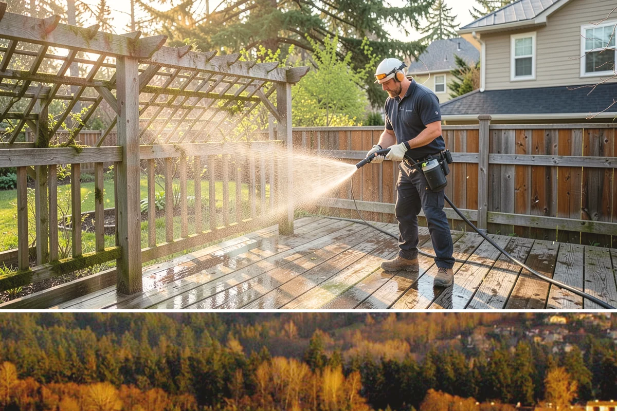 Self-Storage Facility Cleaning in Kenmore, King County, WA - Annual or semi-annual cleaning in spring and early fall keeps a storage facility bright through the Northwest's wet months.