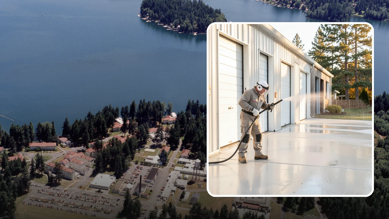 Self-Storage Facility Cleaning in Lakewood, Pierce County, WA - Facility-wide exterior cleaning for self-storage sites that brightens roll-up doors, corridors, and drive lanes across sprawling...