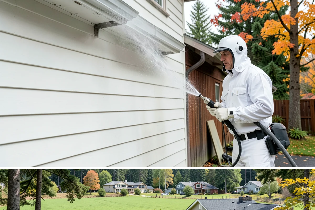 Self-Storage Facility Cleaning in Lyman, Skagit County, WA - Annual or semi-annual cleaning in spring and early fall keeps a storage facility bright through the Northwest's wet months.