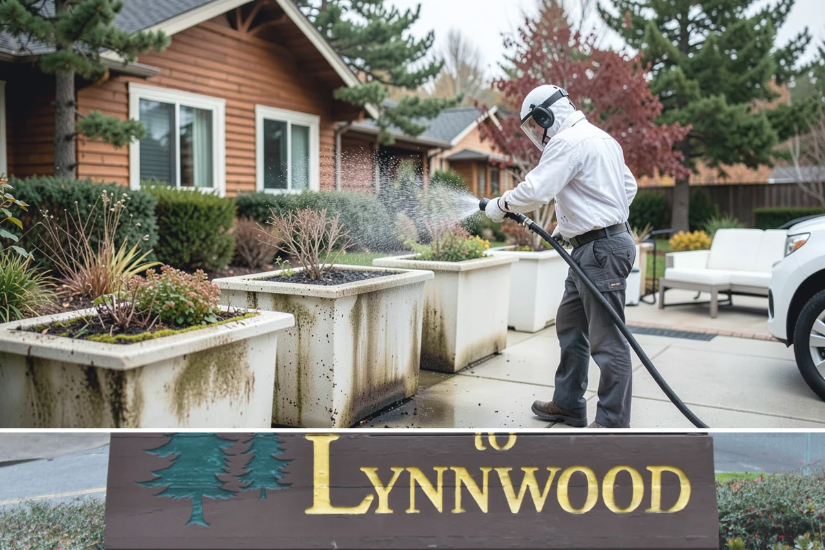 Self-Storage Facility Cleaning in Lynnwood, Snohomish County, WA - Annual or semi-annual cleaning in spring and early fall keeps a storage facility bright through the Northwest's wet months.