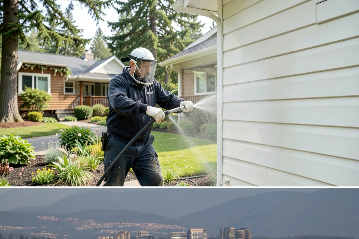Self-Storage Facility Cleaning in Medina, King County, WA - Annual or semi-annual cleaning in spring and early fall keeps a storage facility bright through the Northwest's wet months.