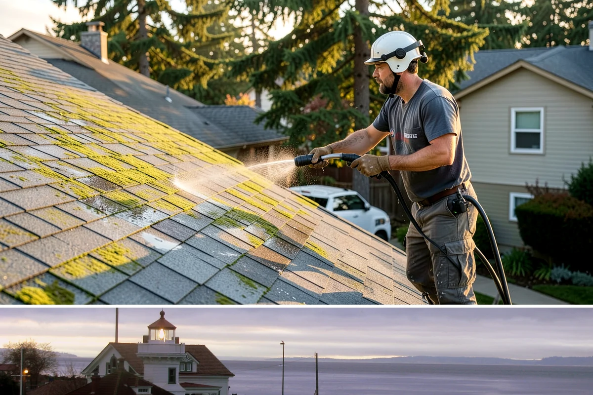 Self-Storage Facility Cleaning in Mukilteo, Snohomish County, WA - Annual or semi-annual cleaning in spring and early fall keeps a storage facility bright through the Northwest's wet months.