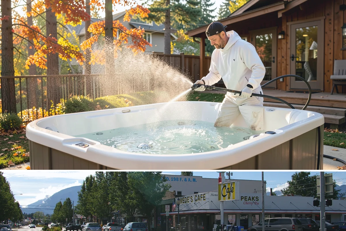 Self-Storage Facility Cleaning in North Bend, King County, WA - Annual or semi-annual cleaning in spring and early fall keeps a storage facility bright through the Northwest's wet months.