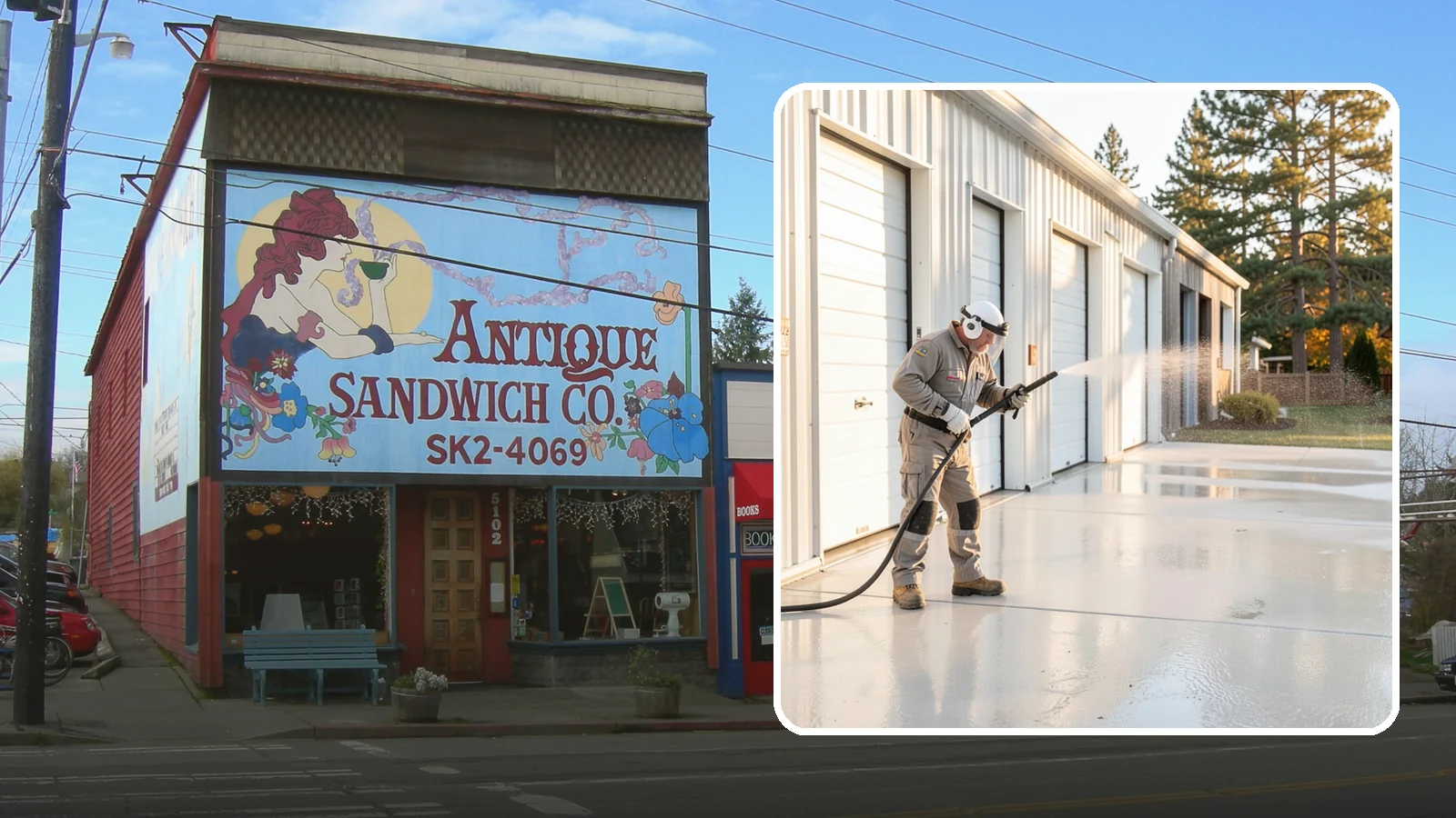 Self-Storage Facility Cleaning in Ruston, Pierce County, WA - Facility-wide exterior cleaning for self-storage sites that brightens roll-up doors, corridors, and drive lanes across sprawling...