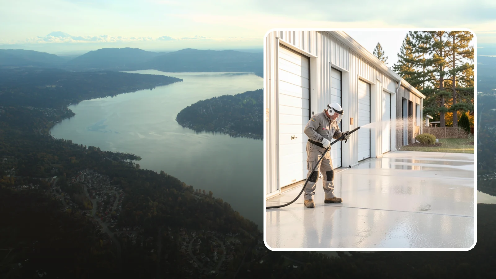 Self-Storage Facility Cleaning in Sammamish, King County, WA - Facility-wide exterior cleaning for self-storage sites that brightens roll-up doors, corridors, and drive lanes across sprawling...