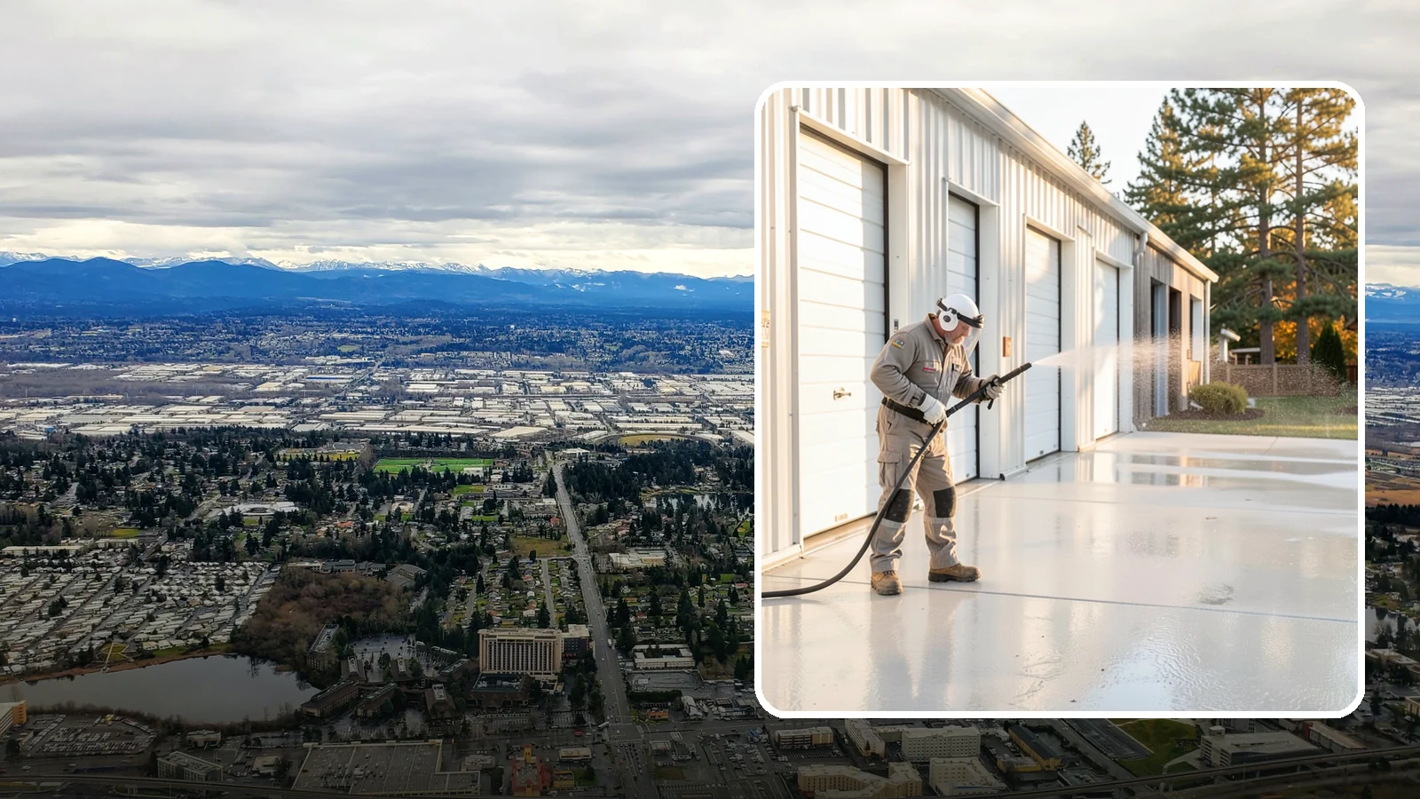 Self-Storage Facility Cleaning in SeaTac, King County, WA - Facility-wide exterior cleaning for self-storage sites that brightens roll-up doors, corridors, and drive lanes across sprawling...