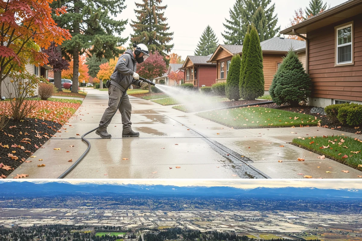 Self-Storage Facility Cleaning in SeaTac, King County, WA - Annual or semi-annual cleaning in spring and early fall keeps a storage facility bright through the Northwest's wet months.