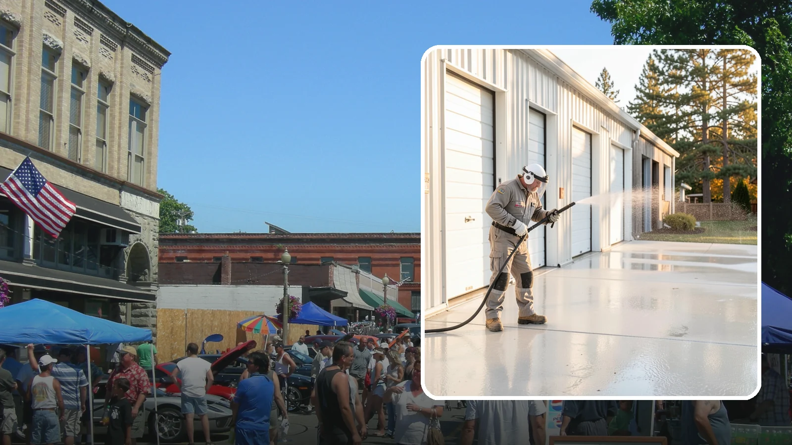 Self-Storage Facility Cleaning in Snohomish, Snohomish County, WA - Facility-wide exterior cleaning for self-storage sites that brightens roll-up doors, corridors, and drive lanes across sprawling...