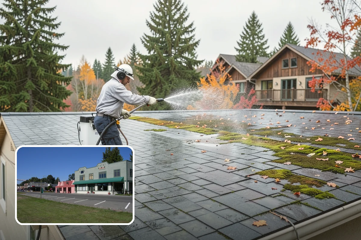 Self-Storage Facility Cleaning in Snoqualmie, King County, WA - Brightens long rows of roll-up doors and metal panels