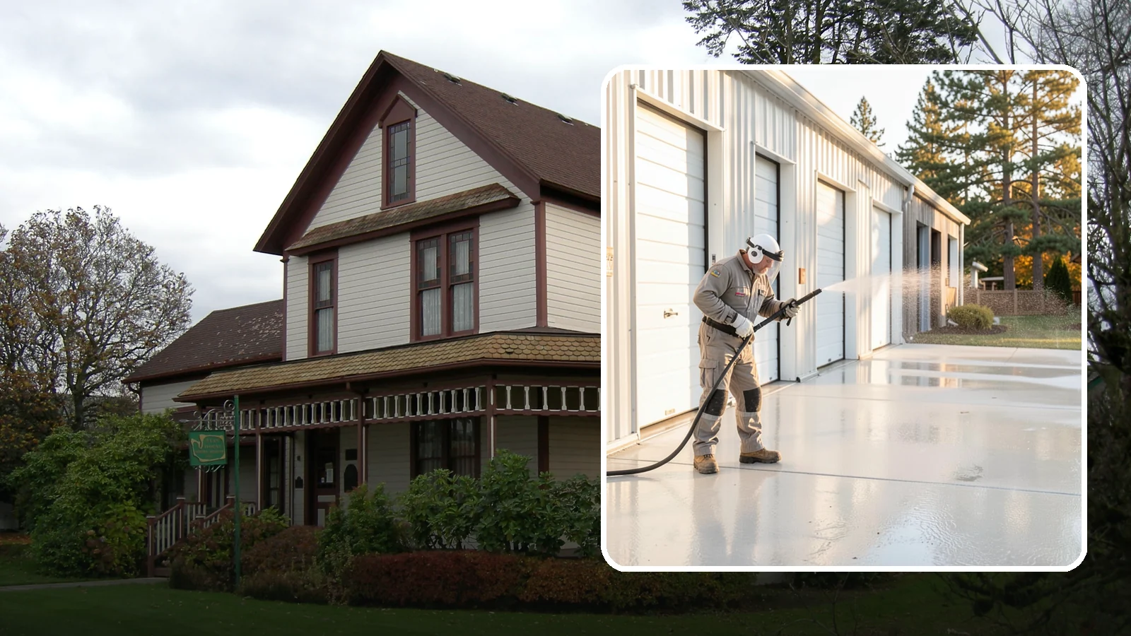 Self-Storage Facility Cleaning in Sumner, Pierce County, WA - Facility-wide exterior cleaning for self-storage sites that brightens roll-up doors, corridors, and drive lanes across sprawling...