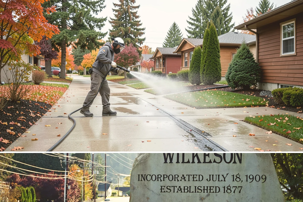 Self-Storage Facility Cleaning in Wilkeson, Pierce County, WA - Annual or semi-annual cleaning in spring and early fall keeps a storage facility bright through the Northwest's wet months.