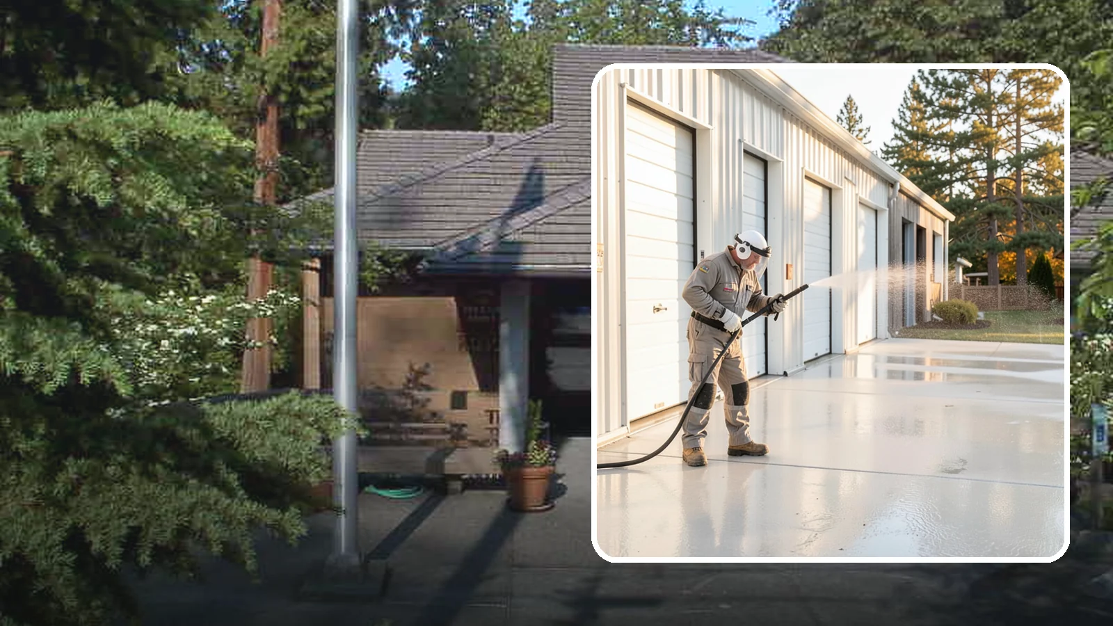 Self-Storage Facility Cleaning in Yarrow Point, King County, WA - Facility-wide exterior cleaning for self-storage sites that brightens roll-up doors, corridors, and drive lanes across sprawling...