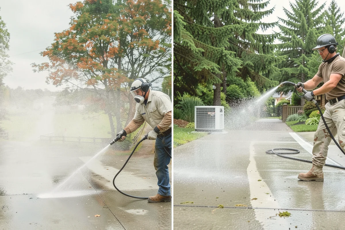 Semi-Truck Washing in Bothell, King County, WA - Pre-soak the tractor and trailer surfaces