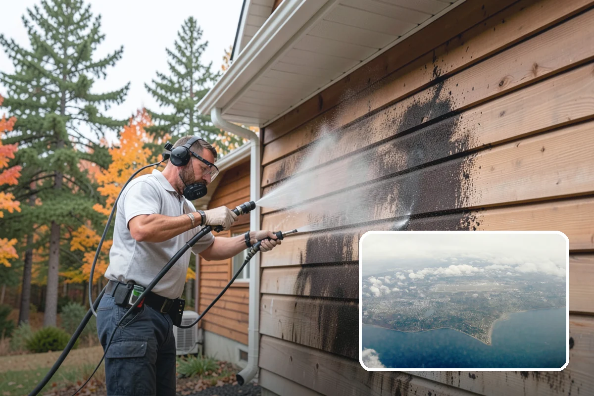 Semi-Truck Washing in Burien, King County, WA - Breaks down exhaust soot and mountain-pass salt film