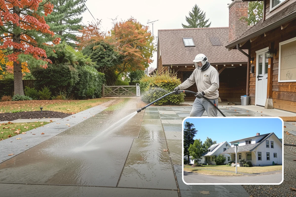 Semi-Truck Washing in DuPont, Pierce County, WA - Breaks down exhaust soot and mountain-pass salt film