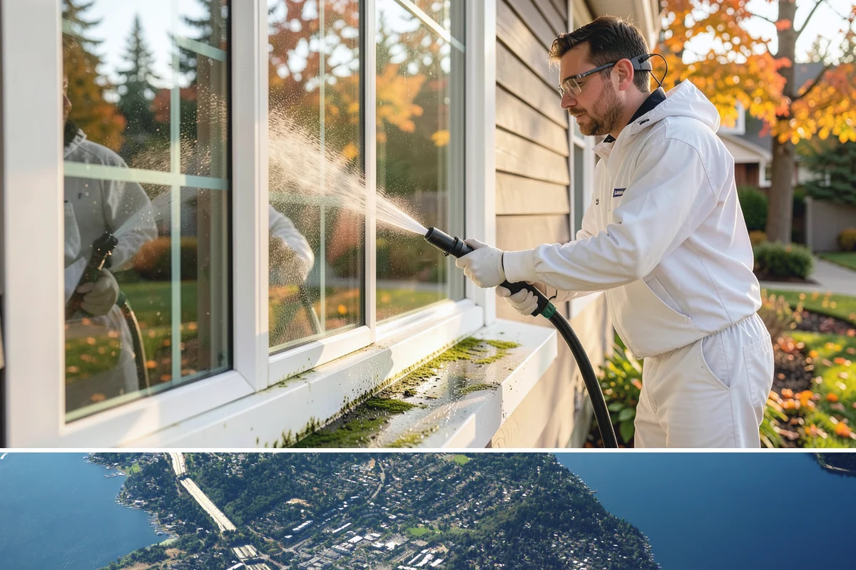 Semi-Truck Washing in Mercer Island, King County, WA - Winter runs over the passes leave heavy salt film, making cold-season washes especially important.