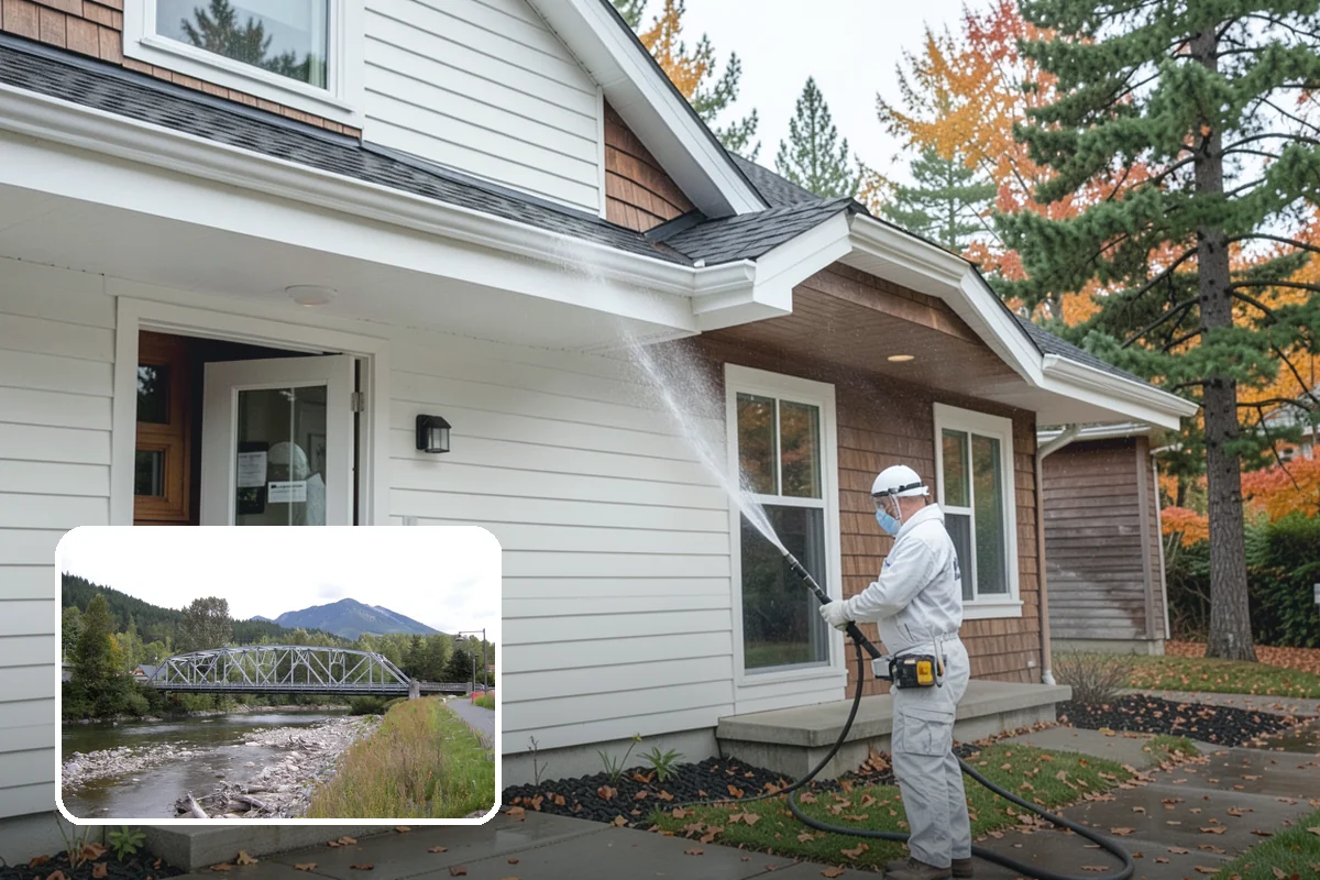 Semi-Truck Washing in Skykomish, King County, WA - Breaks down exhaust soot and mountain-pass salt film