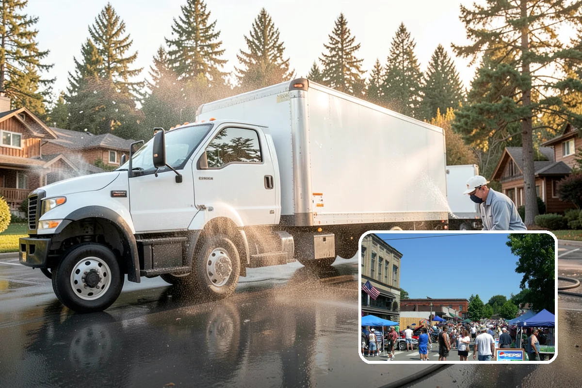Semi-Truck Washing in Snohomish, Snohomish County, WA - Breaks down exhaust soot and mountain-pass salt film