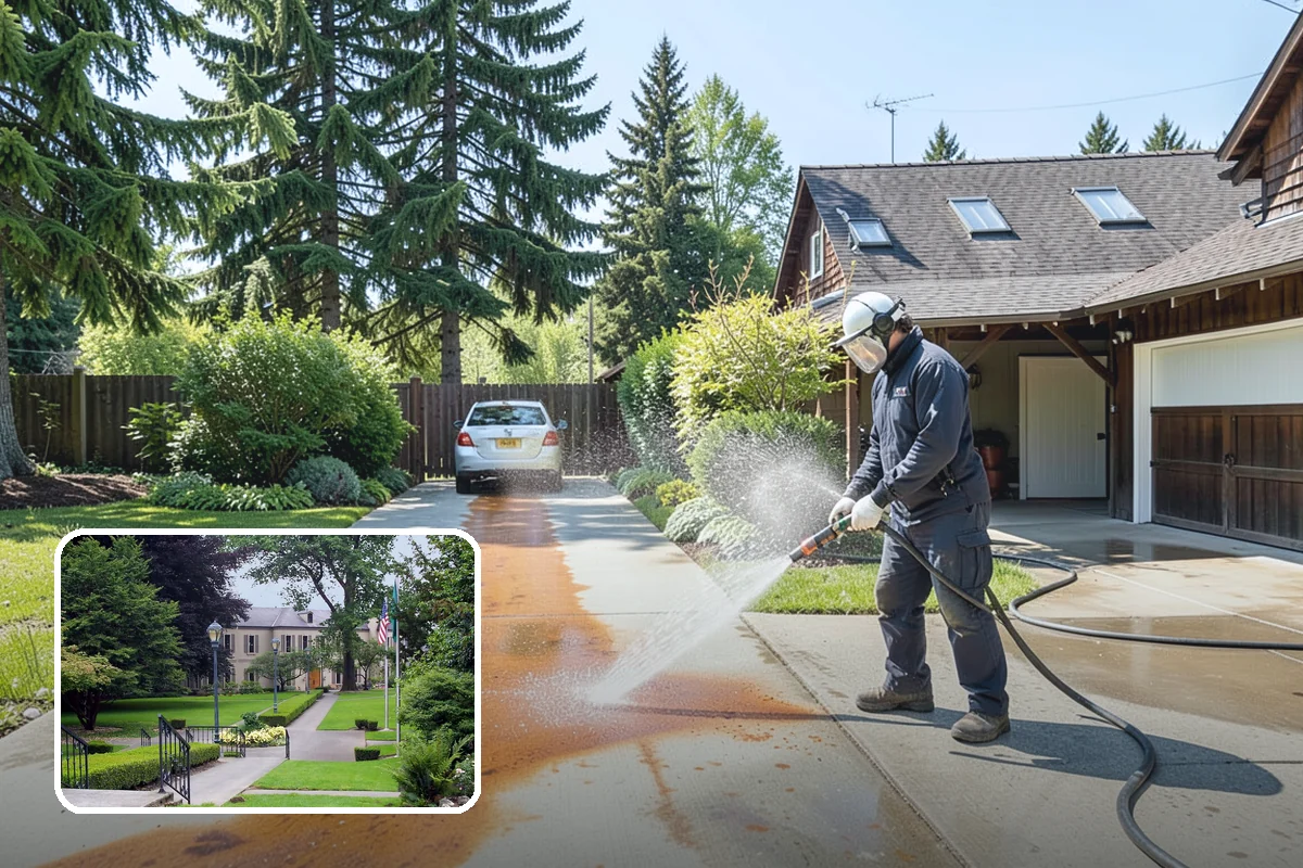 Semi-Truck Washing in Woodinville, King County, WA - Breaks down exhaust soot and mountain-pass salt film
