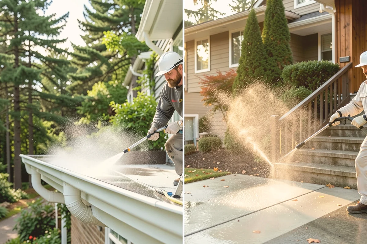 Shed Cleaning in Algona, King County, WA - Inspect siding type and flag any soft or damaged panels