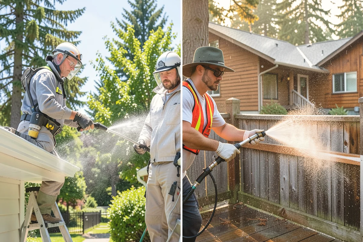 Shed Cleaning in Anacortes, Skagit County, WA - Inspect siding type and flag any soft or damaged panels