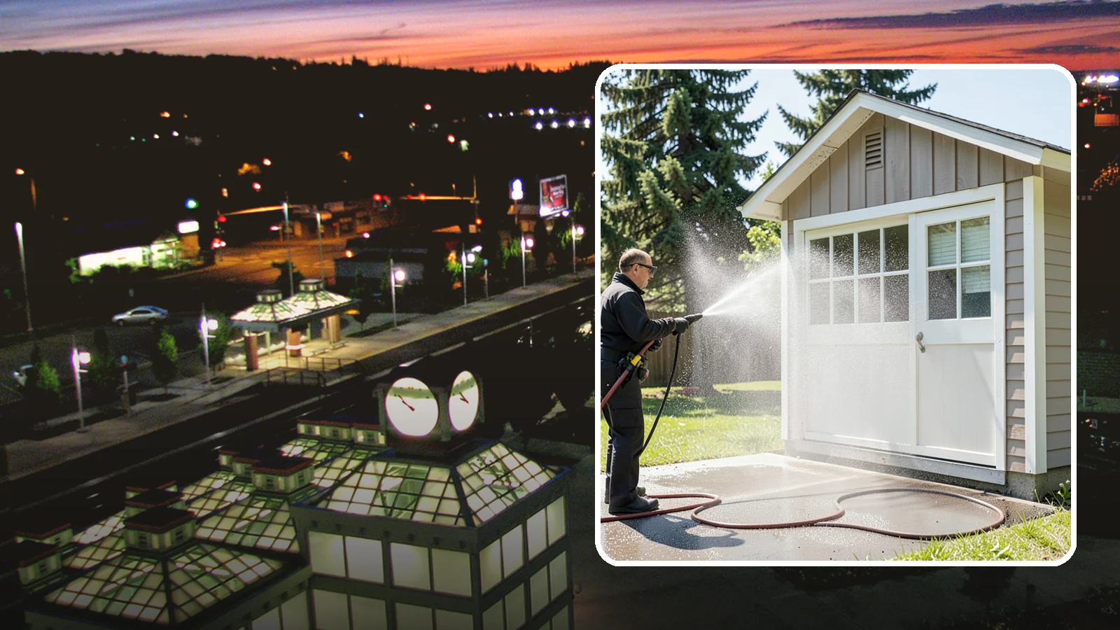 Shed Cleaning in Auburn, King County, WA - We wash down backyard sheds so the siding, roof, and trim shed Washington's damp-weather grime instead of holding onto it.