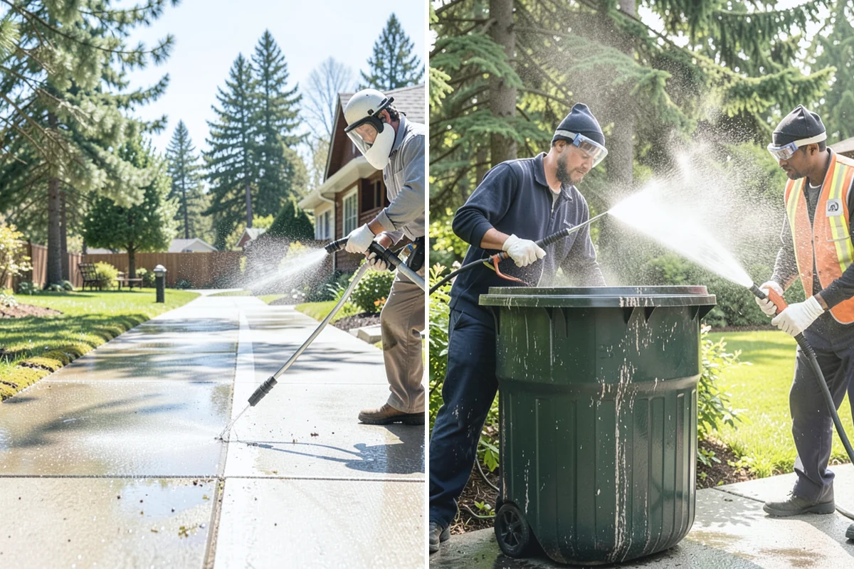 Shed Cleaning in Auburn, King County, WA - Inspect siding type and flag any soft or damaged panels