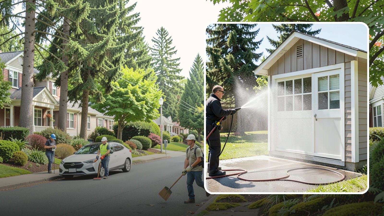 Shed Cleaning in Beaux Arts Village, King County, WA - We wash down backyard sheds so the siding, roof, and trim shed Washington's damp-weather grime instead of holding onto it.