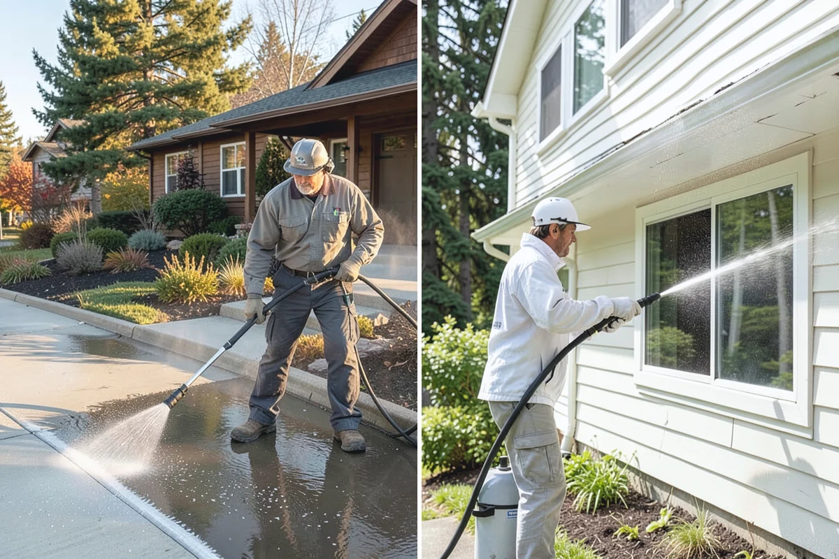 Shed Cleaning in Bonney Lake, Pierce County, WA - Inspect siding type and flag any soft or damaged panels