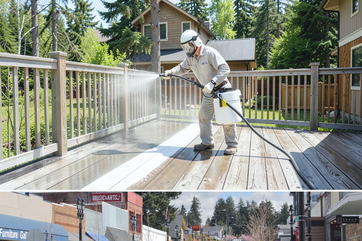 Shed Cleaning in Bothell, King County, WA - Late spring through early fall gives the cleaned surfaces the best chance to dry before the next stretch of Northwest rain sets...