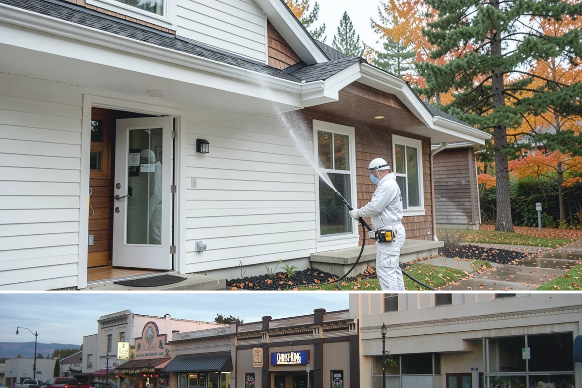 Shed Cleaning in Burlington, Skagit County, WA - Late spring through early fall gives the cleaned surfaces the best chance to dry before the next stretch of Northwest rain sets...
