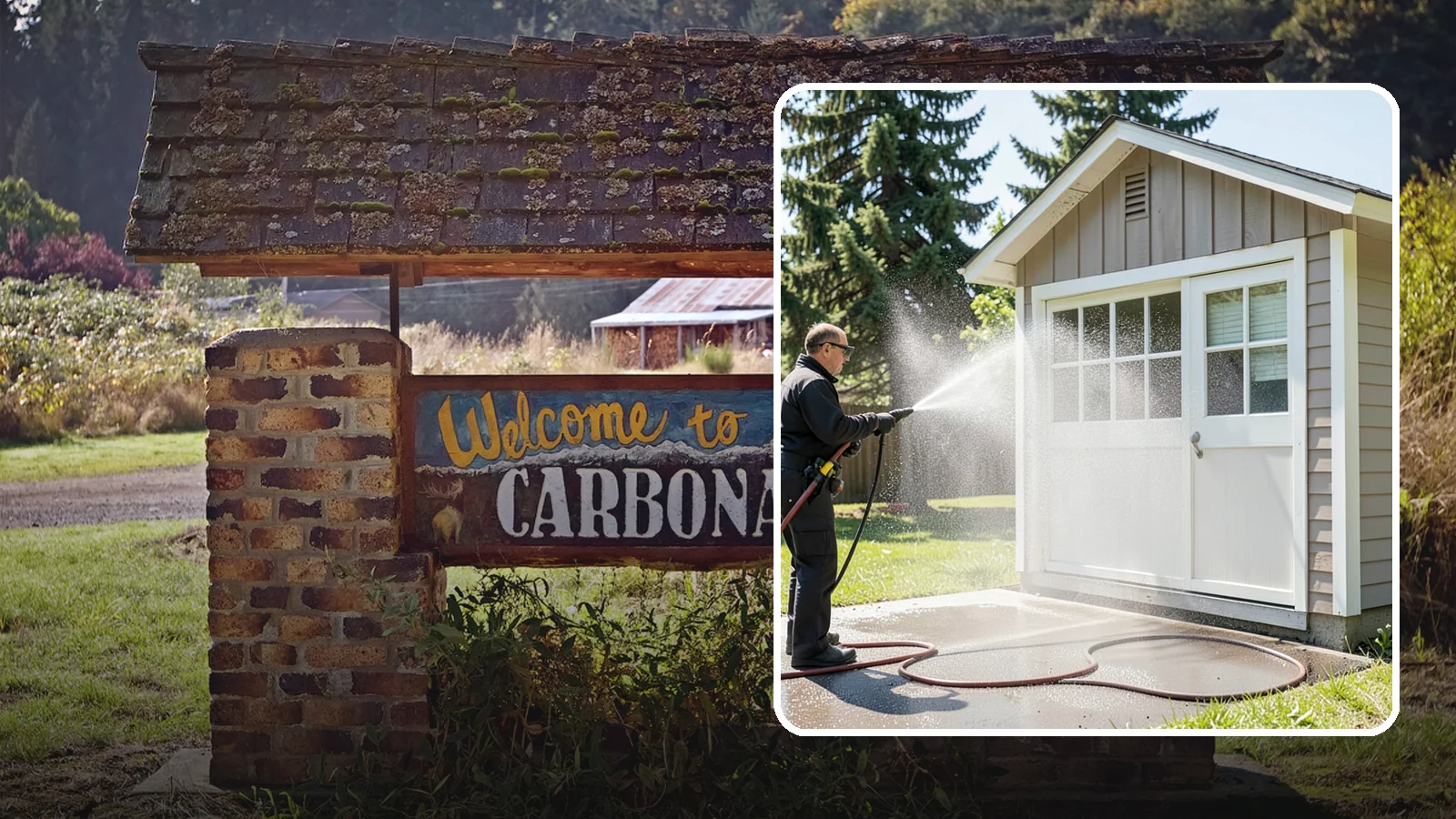 Shed Cleaning in Carbonado, Pierce County, WA - We wash down backyard sheds so the siding, roof, and trim shed Washington's damp-weather grime instead of holding onto it.