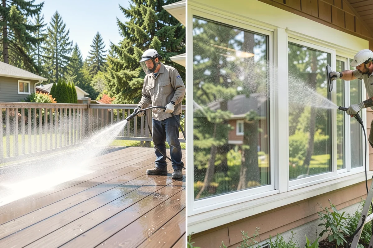 Shed Cleaning in Carbonado, Pierce County, WA - Inspect siding type and flag any soft or damaged panels