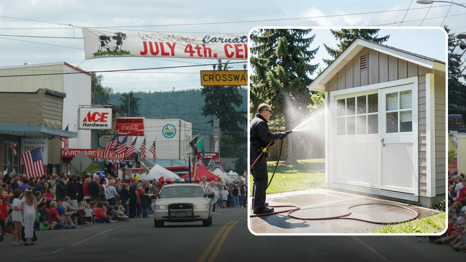 Shed Cleaning in Carnation, King County, WA - We wash down backyard sheds so the siding, roof, and trim shed Washington's damp-weather grime instead of holding onto it.