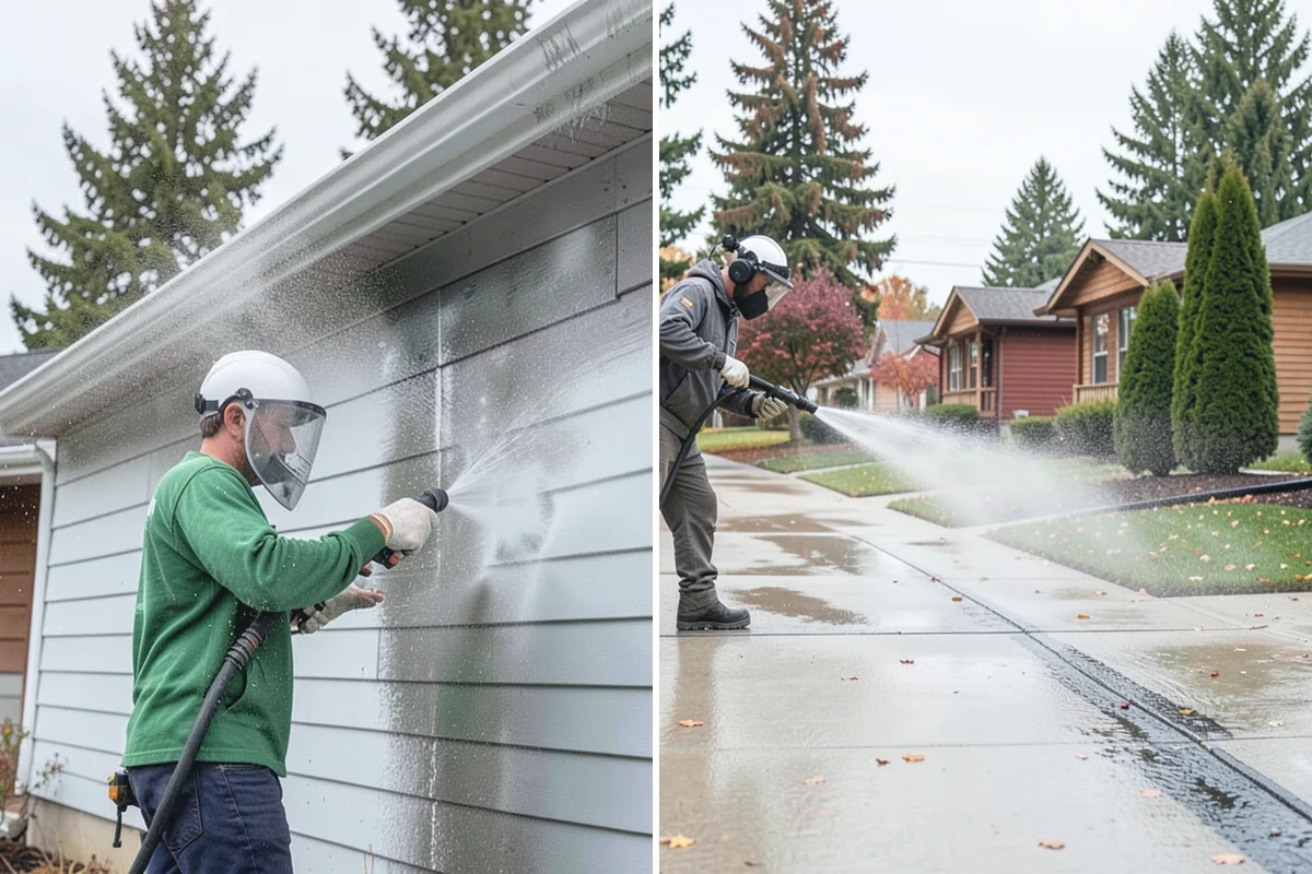 Shed Cleaning in Darrington, Snohomish County, WA - Inspect siding type and flag any soft or damaged panels