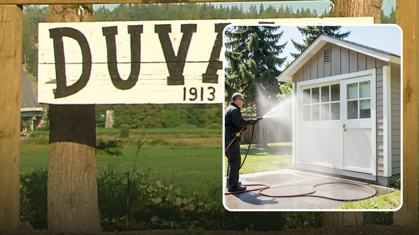 Shed Cleaning in Duvall, King County, WA - We wash down backyard sheds so the siding, roof, and trim shed Washington's damp-weather grime instead of holding onto it.