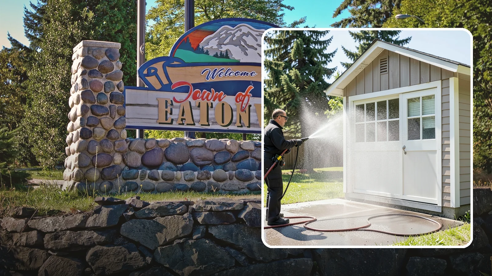 Shed Cleaning in Eatonville, Pierce County, WA - We wash down backyard sheds so the siding, roof, and trim shed Washington's damp-weather grime instead of holding onto it.