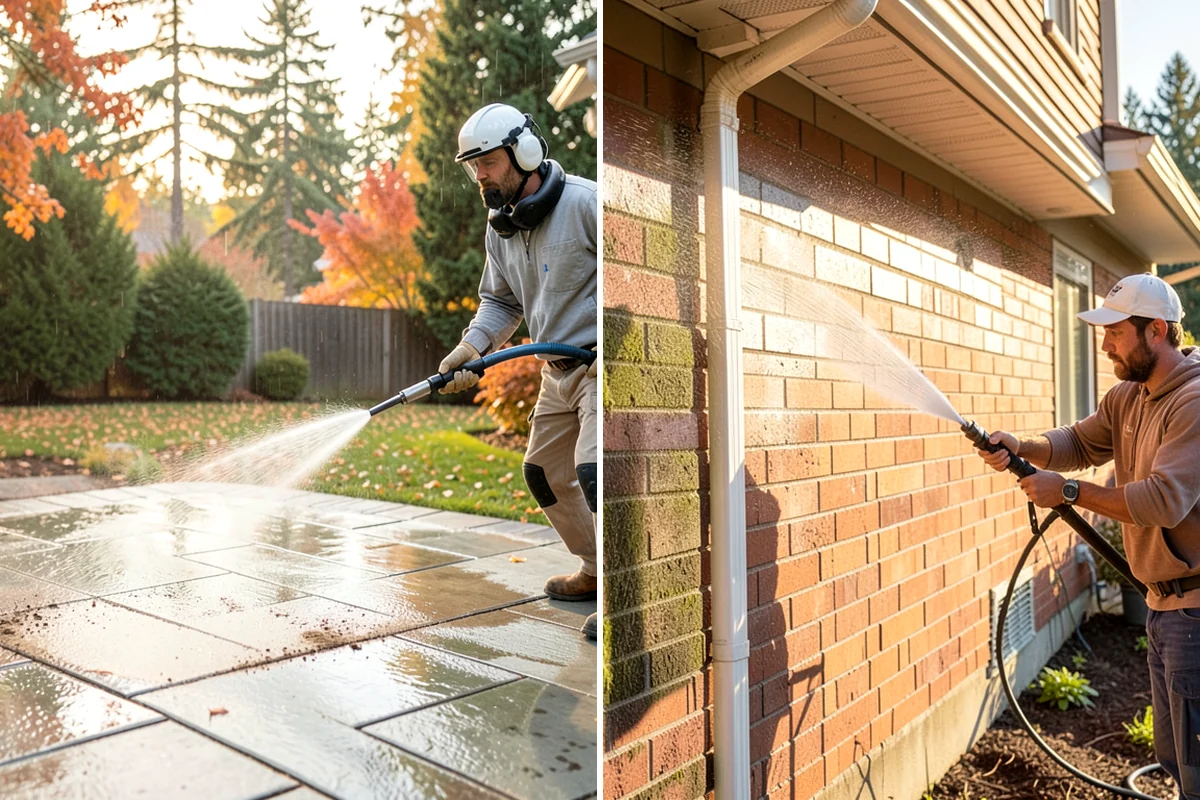 Shed Cleaning in Enumclaw, King County, WA - Inspect siding type and flag any soft or damaged panels