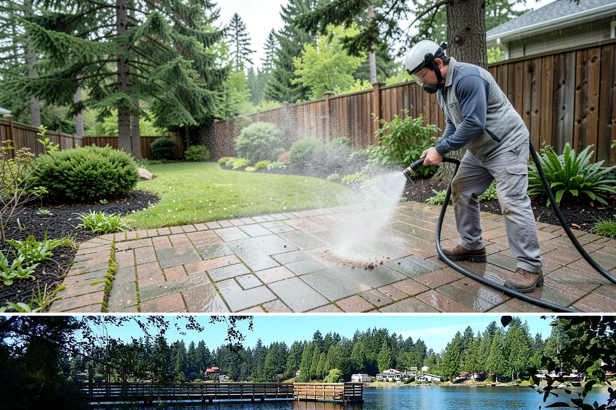 Shed Cleaning in Federal Way, King County, WA - Late spring through early fall gives the cleaned surfaces the best chance to dry before the next stretch of Northwest rain sets...