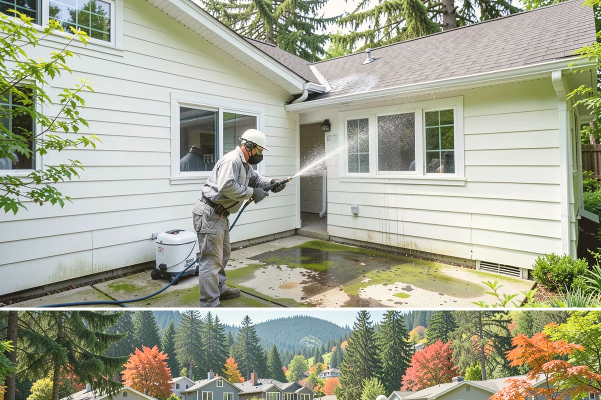 Shed Cleaning in Fircrest, Pierce County, WA - Late spring through early fall gives the cleaned surfaces the best chance to dry before the next stretch of Northwest rain sets...