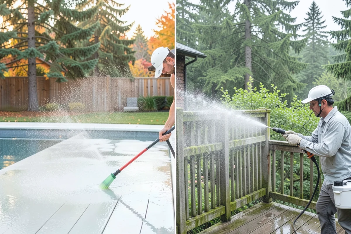 Shed Cleaning in Granite Falls, Snohomish County, WA - Inspect siding type and flag any soft or damaged panels