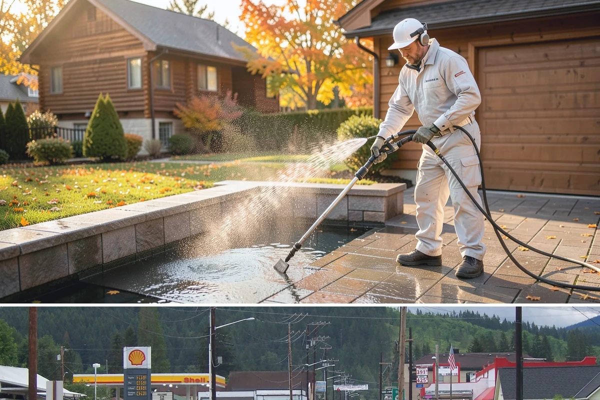 Shed Cleaning in Granite Falls, Snohomish County, WA - Late spring through early fall gives the cleaned surfaces the best chance to dry before the next stretch of Northwest rain sets...