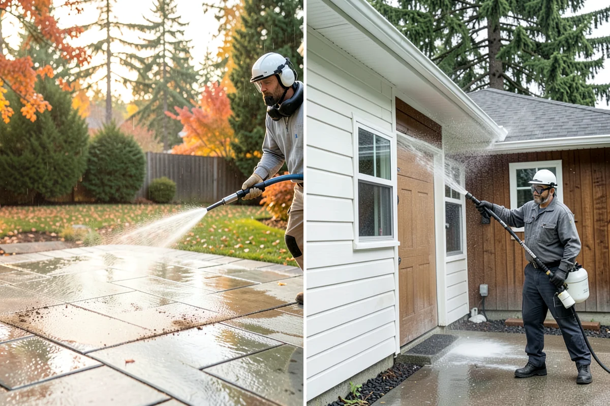 Shed Cleaning in Hunts Point, King County, WA - Inspect siding type and flag any soft or damaged panels