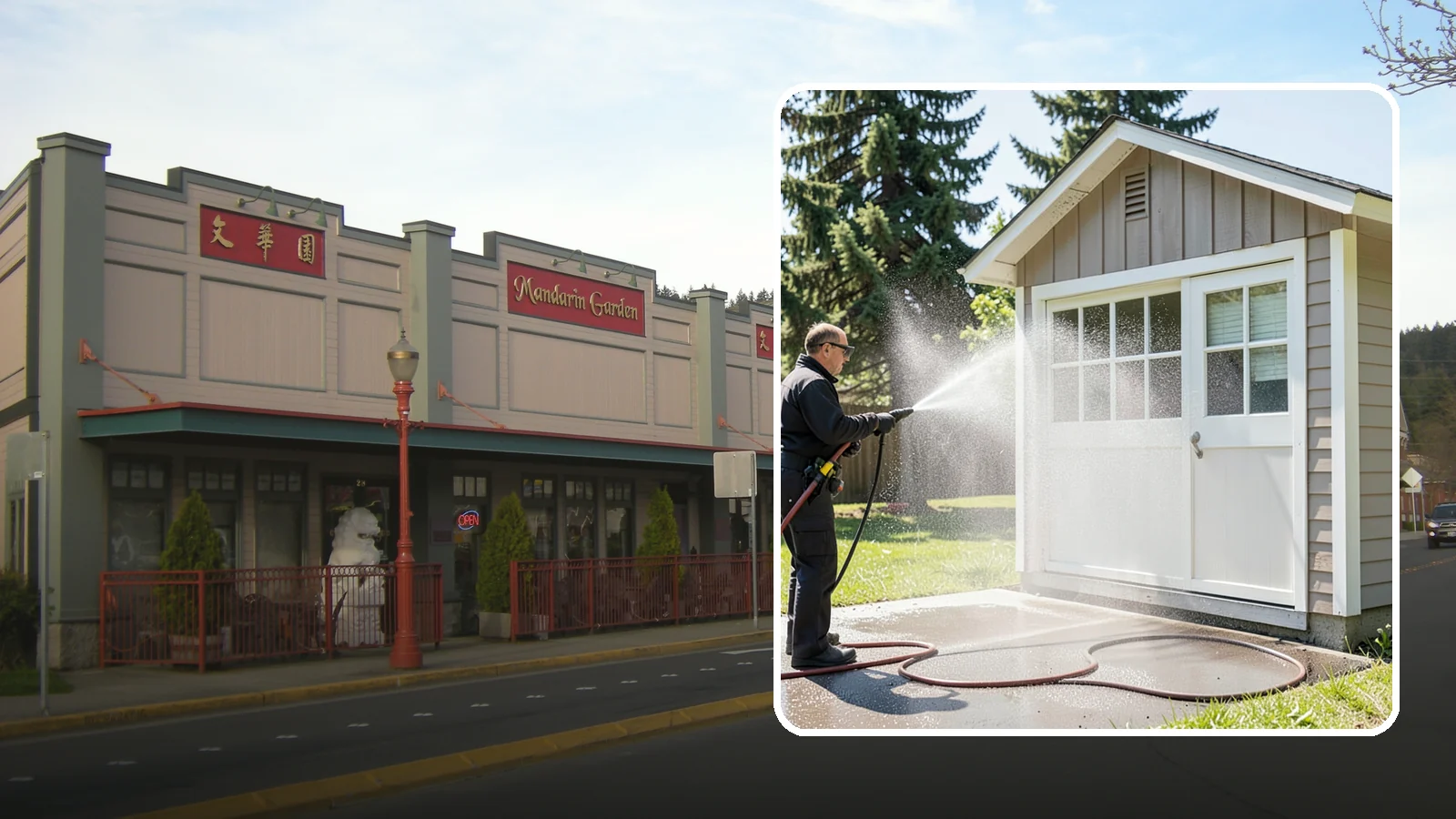 Shed Cleaning in Issaquah, King County, WA - We wash down backyard sheds so the siding, roof, and trim shed Washington's damp-weather grime instead of holding onto it.