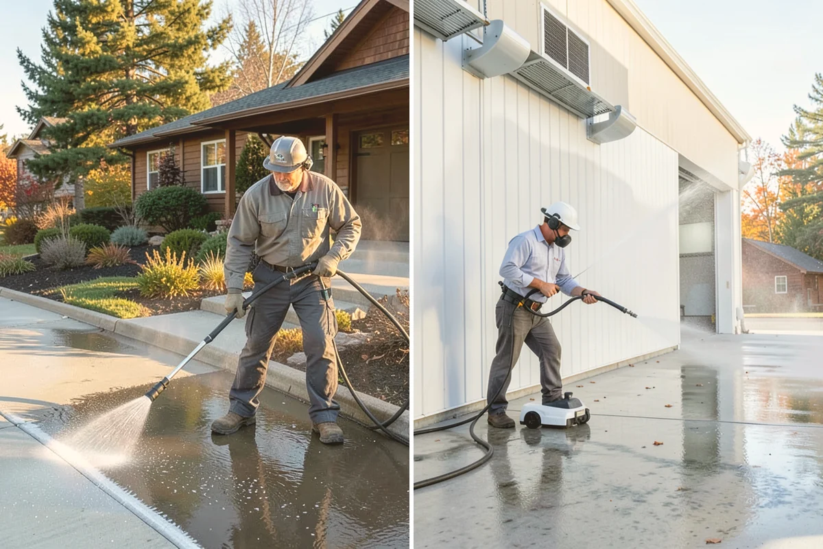 Shed Cleaning in Langley, Island County, WA - Inspect siding type and flag any soft or damaged panels