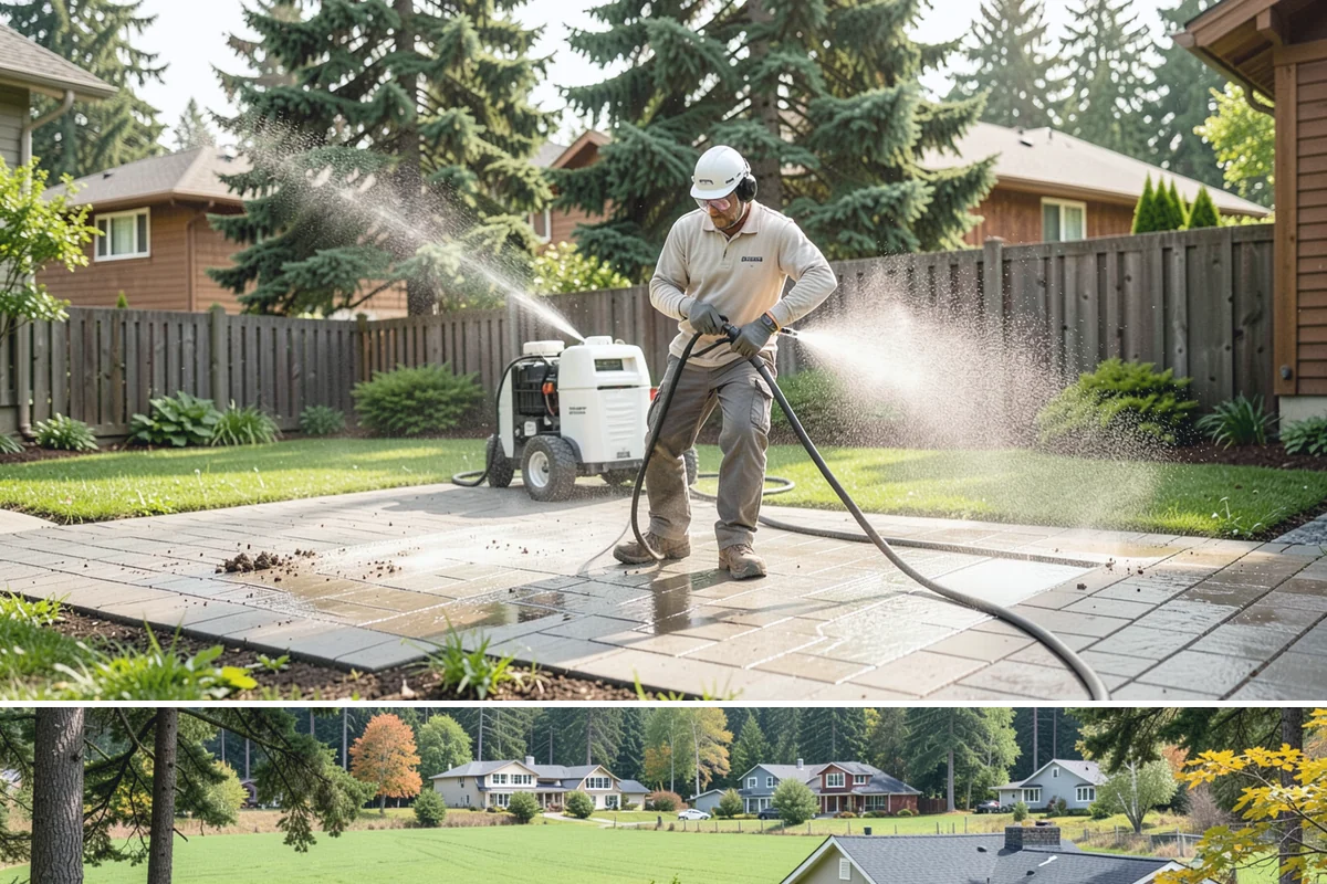 Shed Cleaning in Lyman, Skagit County, WA - Late spring through early fall gives the cleaned surfaces the best chance to dry before the next stretch of Northwest rain sets...