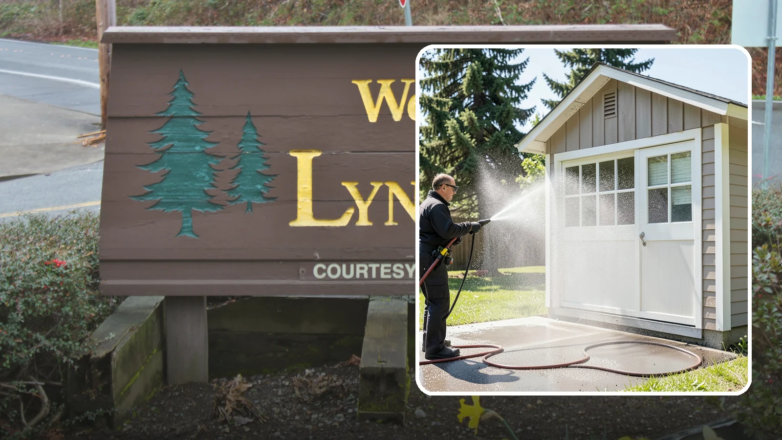 Shed Cleaning in Lynnwood, Snohomish County, WA - We wash down backyard sheds so the siding, roof, and trim shed Washington's damp-weather grime instead of holding onto it.