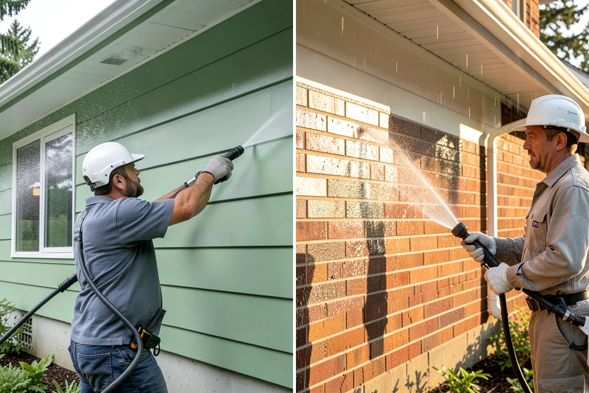Shed Cleaning in Maple Valley, King County, WA - Inspect siding type and flag any soft or damaged panels