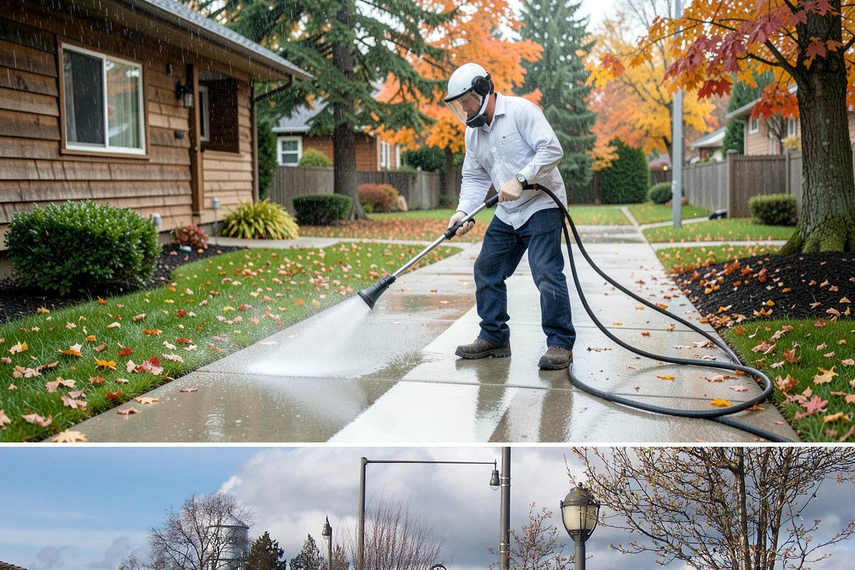 Shed Cleaning in Marysville, Snohomish County, WA - Late spring through early fall gives the cleaned surfaces the best chance to dry before the next stretch of Northwest rain sets...
