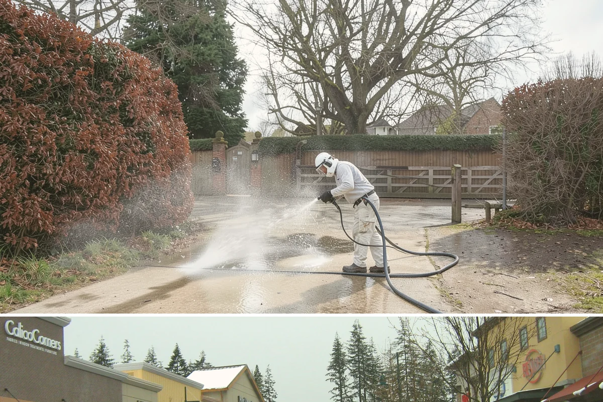 Shed Cleaning in Mill Creek, Snohomish County, WA - Late spring through early fall gives the cleaned surfaces the best chance to dry before the next stretch of Northwest rain sets...